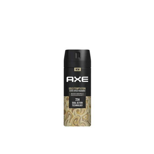 بخاخ الجسم من AXE جولد تمبتيشن برائحة التوابل الغريبة للرجال 4 أونصة بخاخ الجسم من AXE جولد تمبتيشن برائحة التوابل الغريبة للرجال 4 أونصة