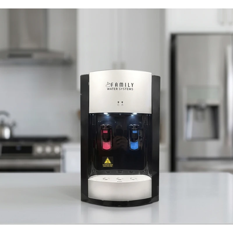 Family Table Water Dispenser 2 Taps - Black 1100S Pipeline or Top Load - Bio family