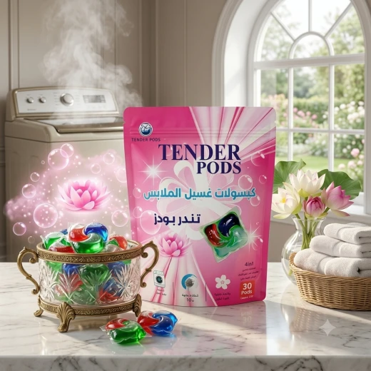 4-in-1 Laundry Detergent Pods Floral Scent – 30 Laundry Capsules for Automatic Washing Machines, Deep Cleaning, Stain Removal and Fabric Care 4-in-1 Laundry Detergent Pods Floral Scent – 30 Laundry Capsules for Automatic Washing Machines, Deep Cleaning, Stain Removal and Fabric Care