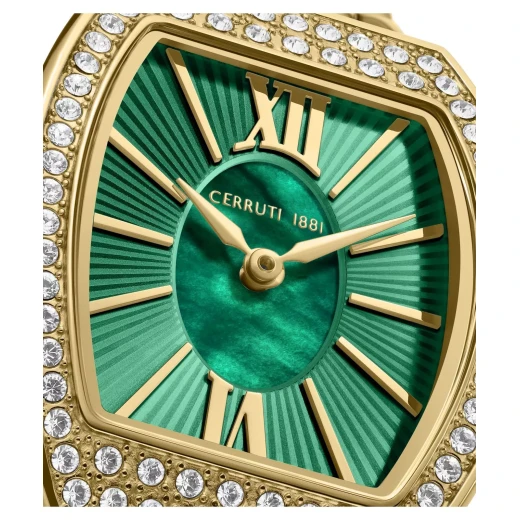 Cerruti 1881 Calliano Women's Watch CIWLG0086304 Green Mother-of-Pearl Dial Stainless Steel Tonneau Case - Cerruti 1881 - Image 6