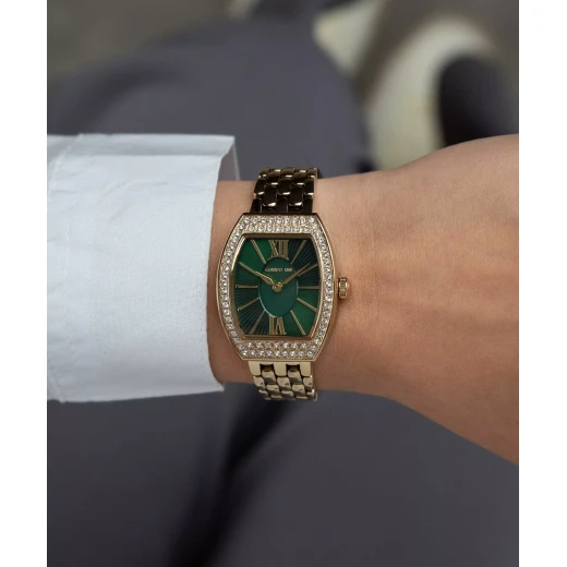 Cerruti 1881 Calliano Women's Watch CIWLG0086304 Green Mother-of-Pearl Dial Stainless Steel Tonneau Case - Cerruti 1881 - Image 3