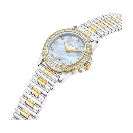 Cerruti 1881 Turchino CIWLH0051902 Ladies Watch Silver Gold Stainless Steel Mother-of-Pearl Dial - Cerruti 1881 - Image 4