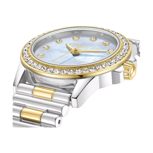 Cerruti 1881 Turchino CIWLH0051902 Ladies Watch Silver Gold Stainless Steel Mother-of-Pearl Dial - Cerruti 1881 - Image 6
