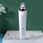 مزيل الرؤوس السوداء الكهربائي من جينيريك، منظف مسام بالشفط، قابل لإعادة الشحن عبر USB بثلاثة أوضاع شفط لتنظيف المسام بعمق - عام