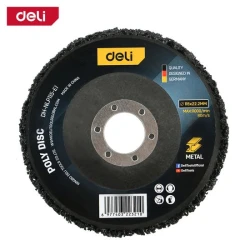 Deli 115mm Metal Grinding Disc for Rust Removal, EDH, NLP115, E1, Heavy Duty Abrasive for Metalworking