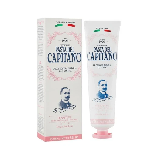 Pasta del Capitano 1905 Sensitive Toothpaste for Sensitive Teeth 75ml Tube Pasta del Capitano 1905 Sensitive Toothpaste for Sensitive Teeth 75ml Tube