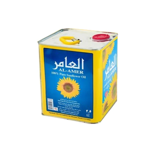 زيت دوار الشمس العامر 3.5 لتر زيت طهي غني بفيتامين هـ لطهي صحي