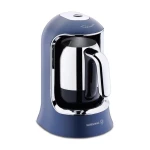 Korkmaz Kahvekolik Azura A860-08 Automatic Turkish Coffee Machine Stainless Steel 4 Cup Capacity - Korkmaz