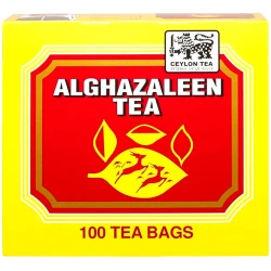 Al Ghazaleen Premium Quality Aromatic Flavor Black Tea 100 Tea Bags Individually Wrapped for Freshness and Superior Taste Enjoy a Rich and Invigorating Brew for Any Time of Day
