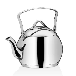 Korkmaz Tombik 2 Liter Stainless Steel Tea Kettle Silver KA093 Durable and Elegant for Brewing Perfect Tea