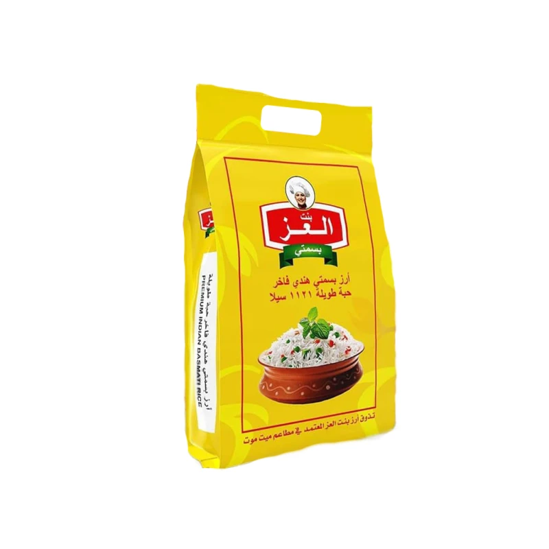 أرز بسمتي بنت العز الفاخر 3 كجم، حب طويل عطري عالي الجودة، مثالي للبرياني والكبسة، جودة ممتازة - بنت العز