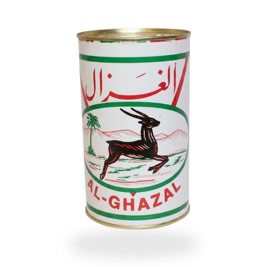 سمن الغزال النباتي غني بالزيت النباتي الذهبي للطبخ الخبز القلي التشويح نباتي 100% 1 لتر