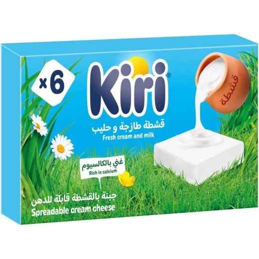 Kiri Cream Cheese Squares,6 Pieces, Delicious Original Flavor, Spreadable Kiri Cream Cheese Squares,6 Pieces, Delicious Original Flavor, Spreadable