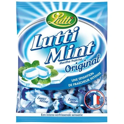 Lutti Mint Candy Bag A Sweet Confectionery Snack Imported from France for an Enjoyable Treat Lutti Mint Candy Bag A Sweet Confectionery Snack Imported from France for an Enjoyable Treat
