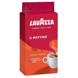 Lavazza Mattino Ground Coffee 250 Gram Pack Rich Aroma for Daily Enjoyment