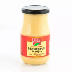 Belle France Dijon Mustard Jar 370g Classic French Condiment with Bold Spicy Flavor