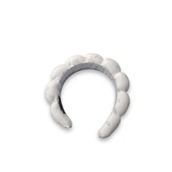 Padded Bubble Headband with Sparkling Rhinestone Embellishments Soft Non Slip Hair Band Lightweight Fashion Hair Accessory for Women Girls Daily Wear Parties Weddings and Special Occasions