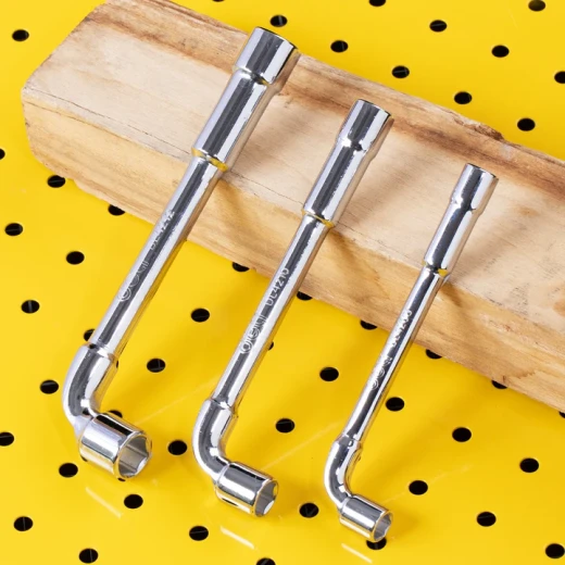 مفتاح ربط زاوية على شكل حرف L من ديلي 10 ملم فولاذ CRV للميكانيكيين ومشاريع DIY - ديلي - Image 3
