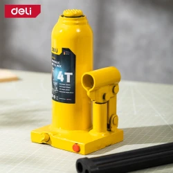 Deli 4T Hydraulic Bottle Jack, 120mm Lift Height, Automotive Repair Tool