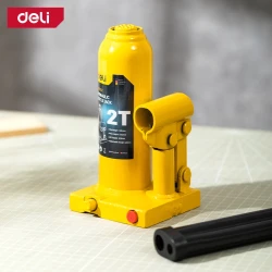 Deli 2T Hydraulic Bottle Jack, 105mm Lift, Automotive Repair Tool