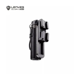 Lenyes LPH112 Bluetooth Selfie Stick with Tripod Stand and Remote Control Black Aluminum Telescopic Rod for Smartphones