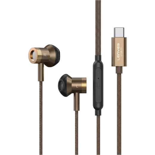 سماعات لينيس LF106 سلكية بمنفذ Type-C مع مشغلات Hi-Fi 14 مم وميكروفون مدمج وكابل مقاوم للتشابك بطول 1.2 متر بتصميم مريح وخفيف الوزن سماعات لينيس LF106 سلكية بمنفذ Type-C مع مشغلات Hi-Fi 14 مم وميكروفون مدمج وكابل مقاوم للتشابك بطول 1.2 متر بتصميم مريح وخفيف الوزن