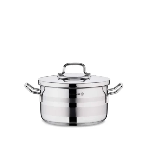 Korkmaz Alfa Astron A2051 – 11-Piece Polished Stainless Steel Cookware Set for Everyday Cooking - Korkmaz - Image 5