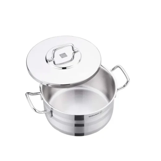 Korkmaz Alfa Astron A2051 – 11-Piece Polished Stainless Steel Cookware Set for Everyday Cooking - Korkmaz - Image 6