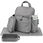 Skip Hop Forma Next Backpack Diaper Bag Grey with Insulated and Mesh Packing Cubes for Travel and Everyday Use - Skip Hop