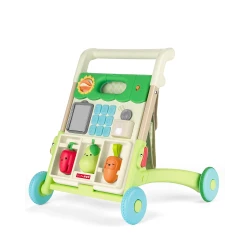 Skip Hop 5-in-1 Sit to Stand Convertible Baby Walker Farmstand with 50+ Activities for Developmental Play Songs and Lights