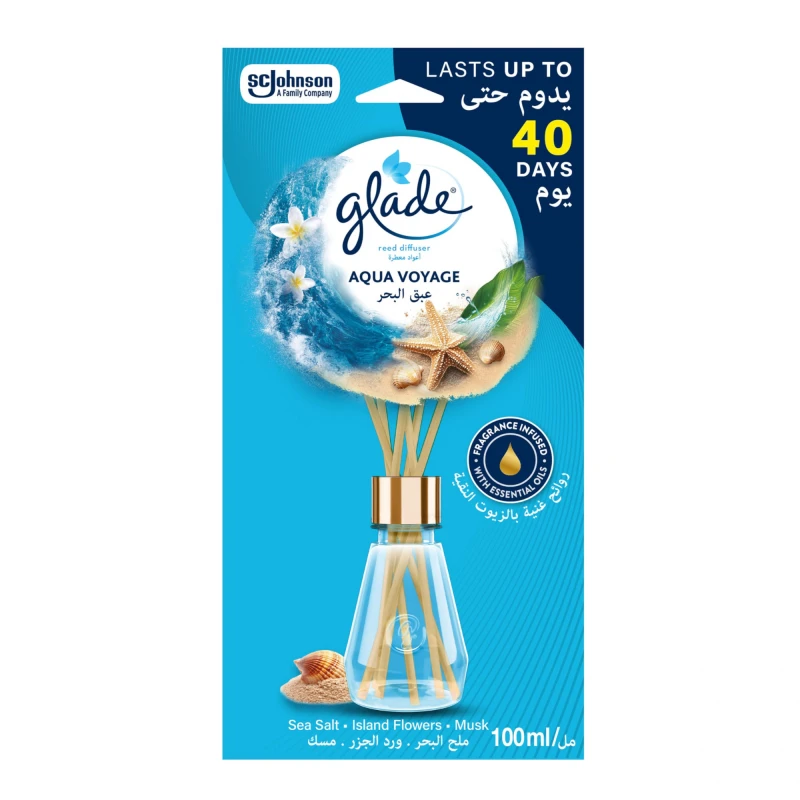عبوات بخاخ جليد أوتوماتيك، رائحة أمواج أكوا المحيط، تدوم طويلاً، معطر جو للمنزل والحمام، 6.2 أونصة، 3 عبوات - جليد