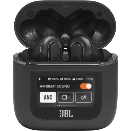 جي بي إل Tour Pro 2 سماعات أذن لاسلكية بالكامل مع إلغاء الضوضاء | علبة ذكية | تقنية Smart Ambient | 6 ميكروفونات | صوت JBL الغامر | تضخيم الصوت | بلوتوث 5.3 وLE Audio | اللون الأسود | الموديل JBLTOURPRO2BLK - جي بي ال - Image 5