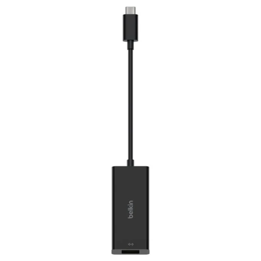 بيلكن محول USB-C إلى إيثرنت 2.5 جيجابت | محول شبكة سلكية عالي السرعة متوافق مع Thunderbolt 3 وThunderbolt 4 | لجهاز MacBook Pro وMacBook Air وأجهزة USB-C الأخرى | اللون الأسود - بيلكين - Image 2