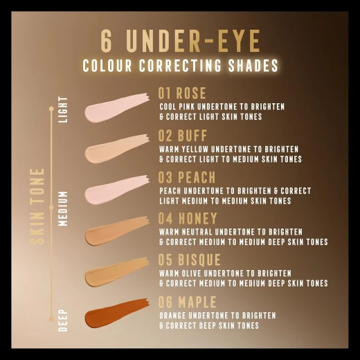 Max Factor Miracle Pure Eye Enhancer, Colour-Correcting Concealer, Massage Applicator, Lightweight, Buildable Vegan Formula with Caffeine and Vitamin C, 04, Honey, 10ml (0.3oz) - Max Factor - Image 3