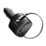 شاحن سيارة بيلكن 75 واط بمنفذ USB C قابل للسحب مع كابل بطول 30 بوصة لهواتف آيفون، سامسونج جالاكسي، وأجهزة اللابتوب - بيلكين