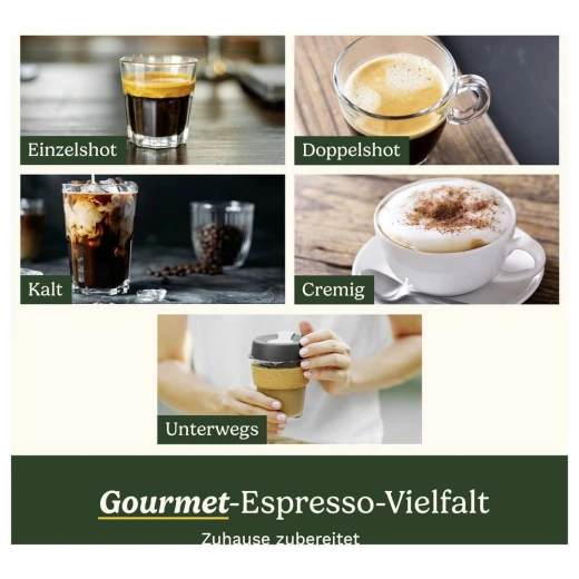 ماكينة إسبريسو كويزنارت Espresso Bar Grind & Brew مع مطحنة مدمجة و16 إعدادًا للطحن، لتحضير مشروبات ساخنة أو باردة بجودة المقاهي - كويزنارت - Image 8