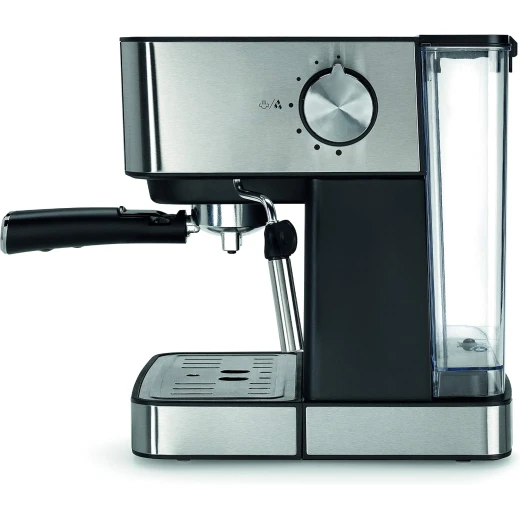 SOLAC CE4481 Espresso Machine 20 Bar, 2-in-1 Coffee Maker for Pods and Ground Coffee, Stainless Steel Design, Black Color, with Powerful Pressure for Rich Espresso and Easy Brewing - SOLAC - Image 3
