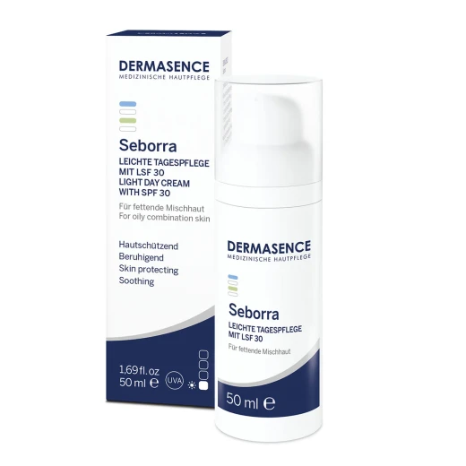 ديرماسنس سيبورا لايت كريم نهاري SPF30 50 مل | للبشرة الدهنية والمختلطة الحساسة، حماية من الشمس وترطيب بملمس خفيف ديرماسنس سيبورا لايت كريم نهاري SPF30 50 مل | للبشرة الدهنية والمختلطة الحساسة، حماية من الشمس وترطيب بملمس خفيف