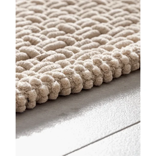 Madame Coco Najac Bath Mat – Size 50×80cm, Soft and Comfortable Bathroom Rug with Elegant Design, Good Absorbency and Stylish Touch to Your Bathroom Decor - Madame COCO - Image 3