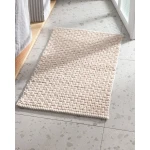 Madame Coco Najac Bath Mat – Size 50×80cm, Soft and Highly Absorbent Bathroom Mat with Elegant Design, Comfortable Texture and a Modern Touch for Your Bathroom Decor - Madame COCO