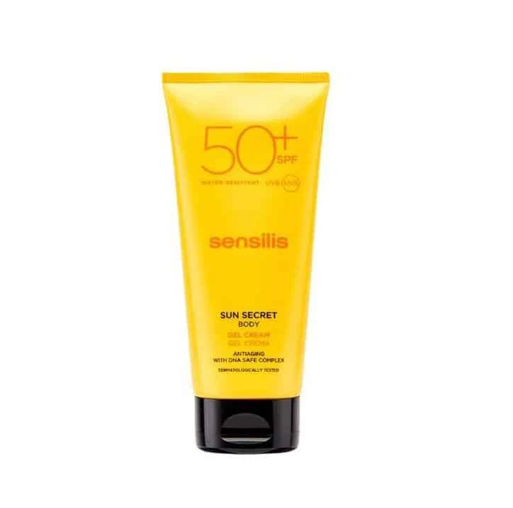 سينسيليس واقي شمس للجسم SPF50+ جل كريم 200 مل | حماية عالية من الشمس، ترطيب طويل الأمد بتركيبة خفيفة سريعة الامتصاص - Sensilis