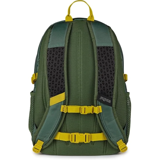 حقيبة ظهر رجالية JanSport Agave من البوليستر 100%، مقصورتان رئيسيتان كبيرتان، جيوب جانبية للزجاجات، حامل مبطن للابتوب 15 بوصة أو نظام ترطيب 3 لتر - جان سبورت - Image 5