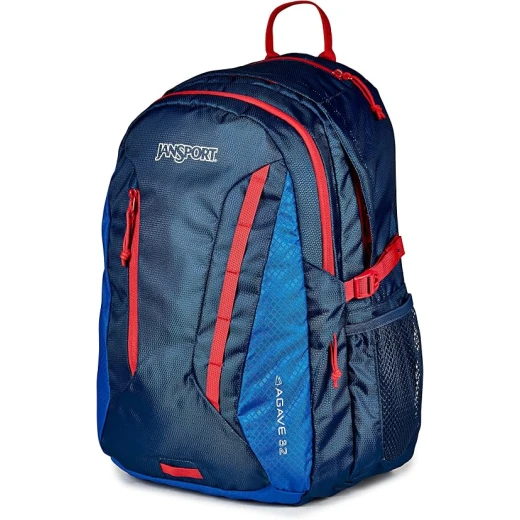 حقيبة ظهر رجالية JanSport Agave من البوليستر 100%، مقصورتان رئيسيتان كبيرتان، جيوب جانبية للزجاجات، حامل لابتوب 15 بوصة ونظام ترطيب 3 لتر - جان سبورت - Image 4