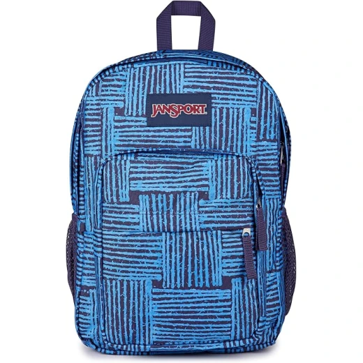حقيبة ظهر JanSport Big Day Pack للجنسين بلون ثريدِد، مقصورتان رئيسيتان كبيرتان، جيوب جانبية للزجاجات، حامل لابتوب مبطن 15 بوصة وجيب أمامي منظم حقيبة ظهر JanSport Big Day Pack للجنسين بلون ثريدِد، مقصورتان رئيسيتان كبيرتان، جيوب جانبية للزجاجات، حامل لابتوب مبطن 15 بوصة وجيب أمامي منظم