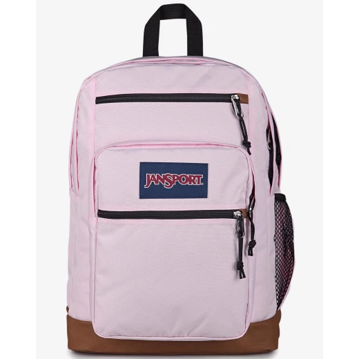 حقيبة ظهر JanSport Cool Student باللون الثلجي الوردي، سعة 34 لتر، مقصورتان رئيسيتان، جيب أمامي منظم، جيوب بسحاب، ظهر مبطن وأحزمة كتف مريحة حقيبة ظهر JanSport Cool Student باللون الثلجي الوردي، سعة 34 لتر، مقصورتان رئيسيتان، جيب أمامي منظم، جيوب بسحاب، ظهر مبطن وأحزمة كتف مريحة