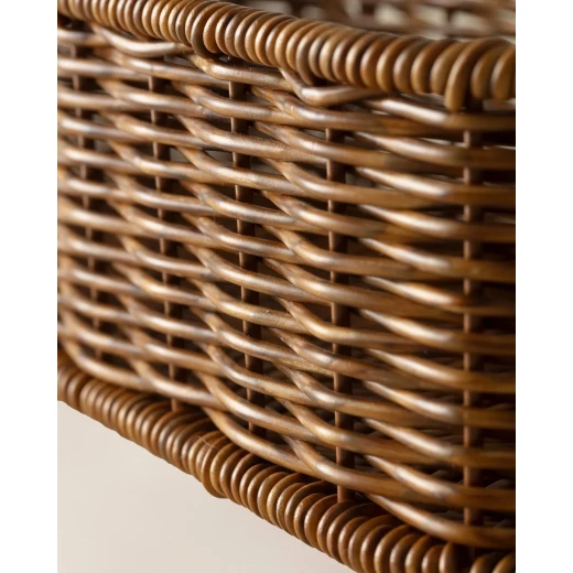 منظم كريستالين ديكوري من مدام كوكو بمقاس 32×12.5×8 سم، تصميم أنيق وعملي لتخزين وترتيب الأغراض المختلفة، مناسب للاستخدام في المنزل والمكتب ويضيف لمسة جمالية مميزة إلى المساحات الداخلية - مدام كوكو - Image 3