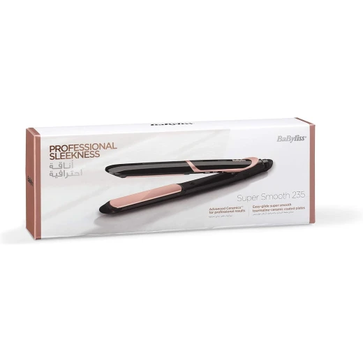 مكواة فرد الشعر BaByliss بتقنية النانو سيراميك مقاس 24 مم مع تقنية الأيونات | تسخين سريع | ألواح انزلاق سلسة | وإعدادات درجة حرارة قابلة للتعديل - بيبي ليس - Image 3