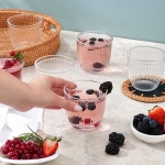 طقم كاسات مياه كاراجا غورديز 6 قطع من الزجاج، سعة 290 مل، تصميم أنيق وعصري مناسب للاستخدام اليومي وتقديم المشروبات في المنزل والضيافة