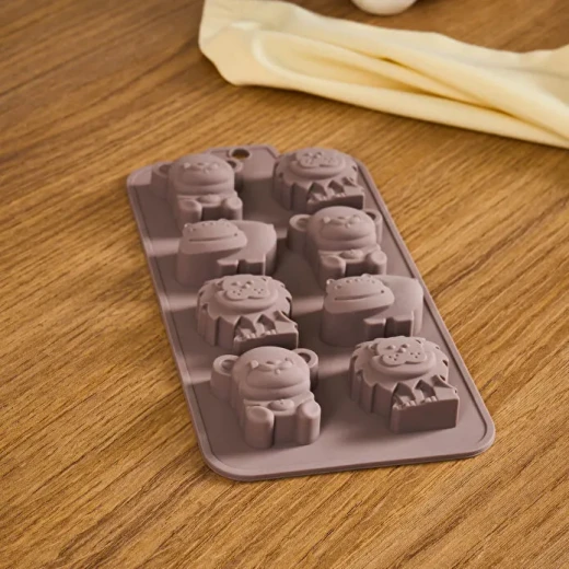 قالب شوكولاتة سيليكون كريك كراك هارموني ليون – قالب سيليكون مقاوم للحرارة من ‎-20° إلى 220° لصنع الشوكولاتة والحلويات والمخبوزات - كريك كراك - Image 2