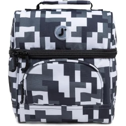 J World New York Corey Lunch Bag Camo | Insulated Lunch Bag with Top Bottle Strap